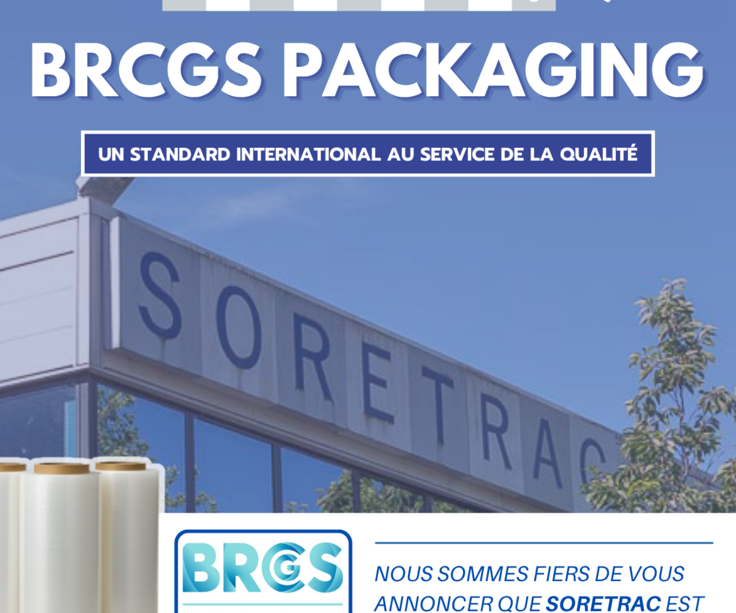 post linkedin brcgs validé bleu